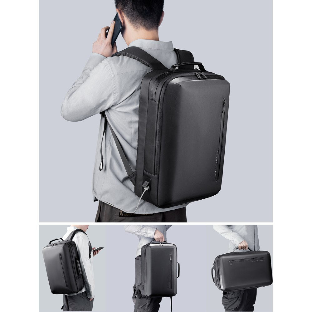 Kingsons, Multifunctional Backpack Ks3223W Black, 15.6 Inch Water-Resistant, Shock-Resistant, Ergonomic Deisgn