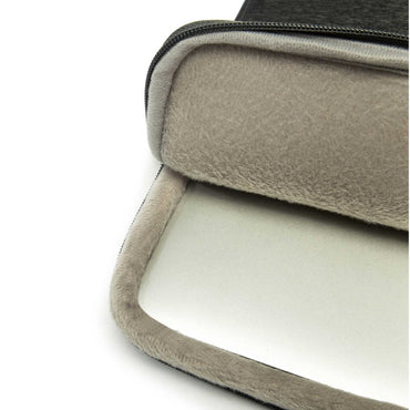Kinmac, Vertical Design Sleeve Kms420 Black, Vertical Design, Soft Interior Lining & Water-Resistant, Available in Different Sizes