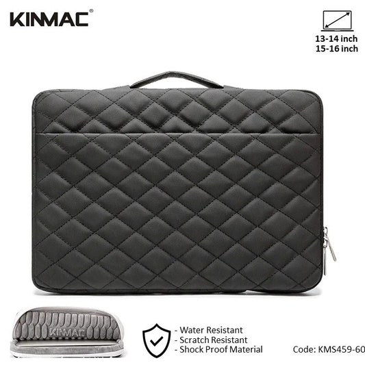 Kinmac, Vertical Design Sleeve KMC459-60 Black Embroidery, High Quality, Soft Interior Lining & Water-resistant, Available in Different Sizes