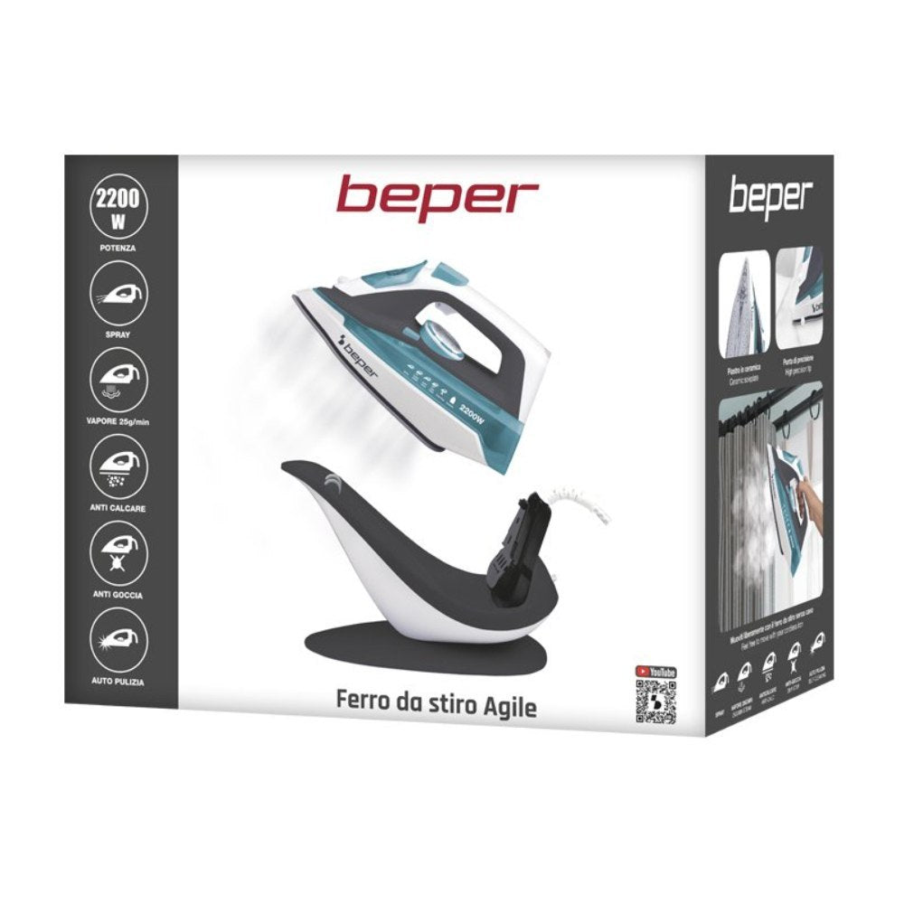 Beper, Cordless Steam Iron 300Ml Tank, 50.161