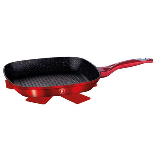 Berlinger Haus, Burgundy Metallic Line - 28Cm Grill Pan