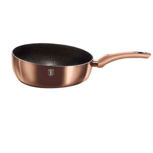 Berlinger Haus, Forged Aluminum, Flip Frypan 26 Cm 2.8L, Metallic Rose Gold
