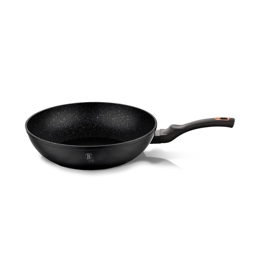 Berlinger Haus, Wok, 28 Cm, Black Rose Collection<Br><Br>Free Protector