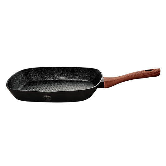Berlinger Haus, Grill Pan 28 Cm, + 1Pc Free Protector, Ebony Rosewood Collection