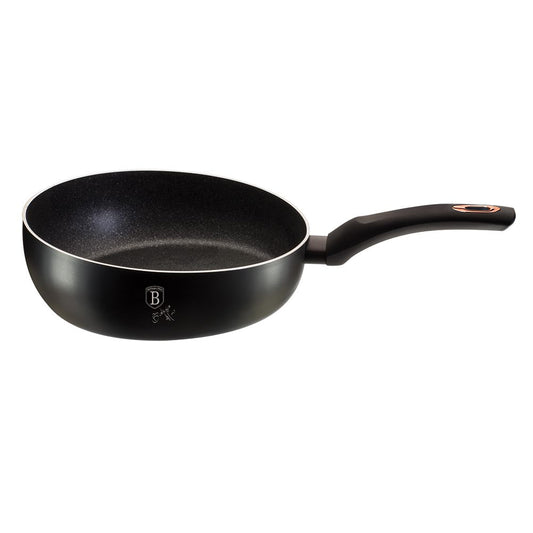 Berlinger Haus, Flip Frypan, 26 Cm, Black Rose Collection<Br><Br>Free Protector