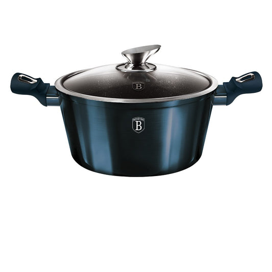 Berlinger Haus, Casserole With Lid, 20 Cm, , Metallic Line Aquamarine Edition