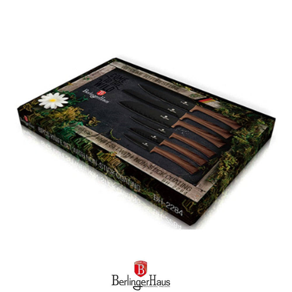 Berlinger Haus, 6 Pcs Knife Set, Original Wood