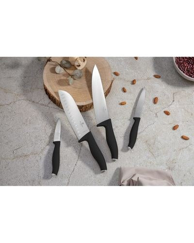 Berlinger Haus, 4 Pcs Knife Set, Black Vantage Collection/Matte Black Collection/Black Silver Collection