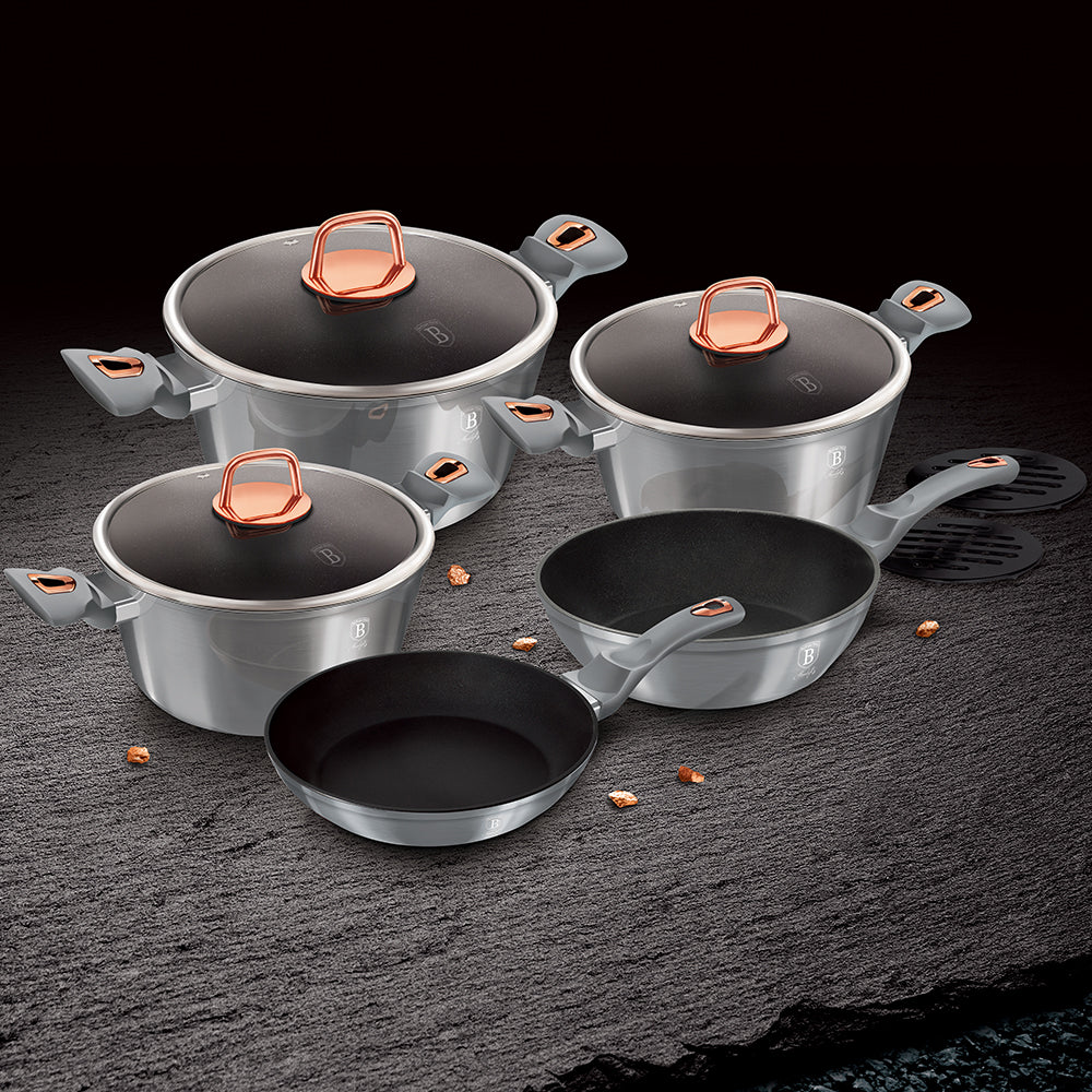 Berlinger Haus, 10 Pcs Cookware Set, Moonlight Edition