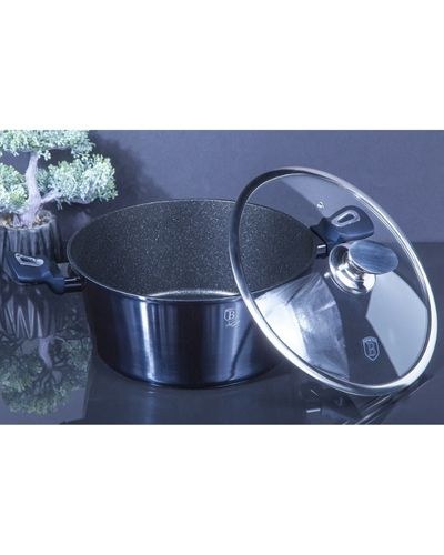 Berlinger Haus, Casserole With Lid, 30 Cm, Metallic Line Aquamarine Edition