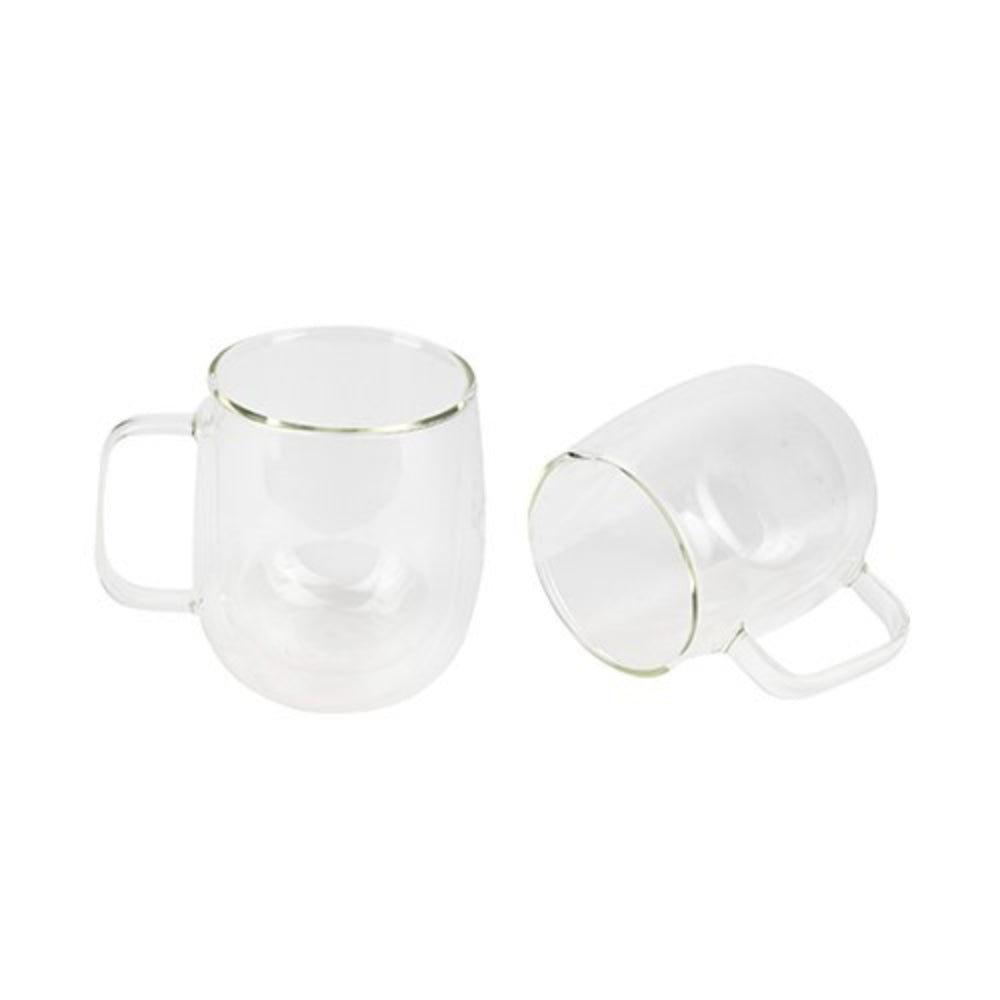 BERGNER Set 2Pcs Glass 400ML, Double Wall High Borosilicate, BG-20116-MM