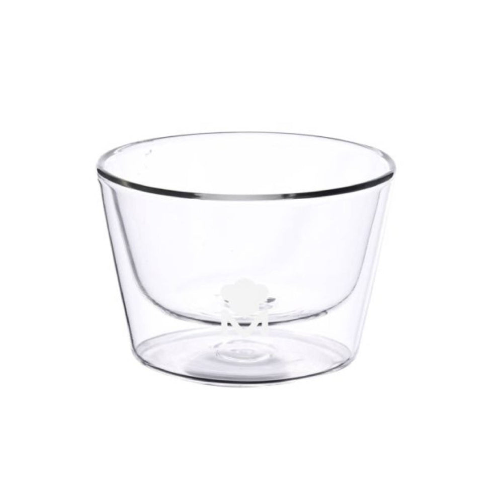 MASTERPRO Breakfast And Dessert Bowl 400ML, Double Wall Borosilicate Barware Mixology MP, BGMP20102