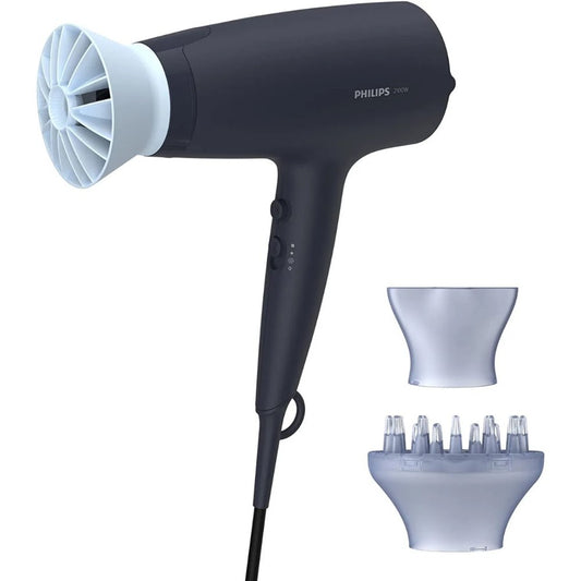 Philips, Hair Dryer, 2100W, Dc Motor, 6 Heat/Speed Setting Combinations, Cool Setting, Advanced Ionic Care, Thermoprotect Attachment, Styling Nozzle 14Mm, Volume Diffuser