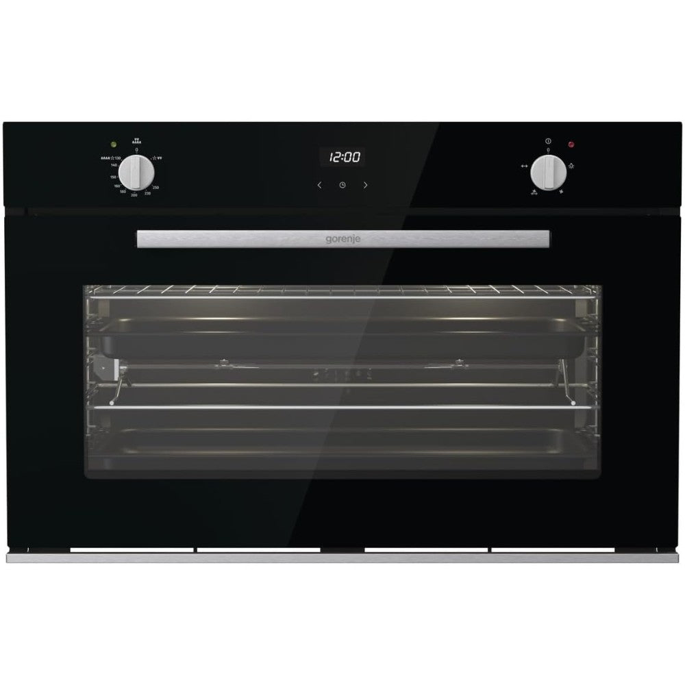 Gorenje, Oven Gas 90 Cm Convection Black