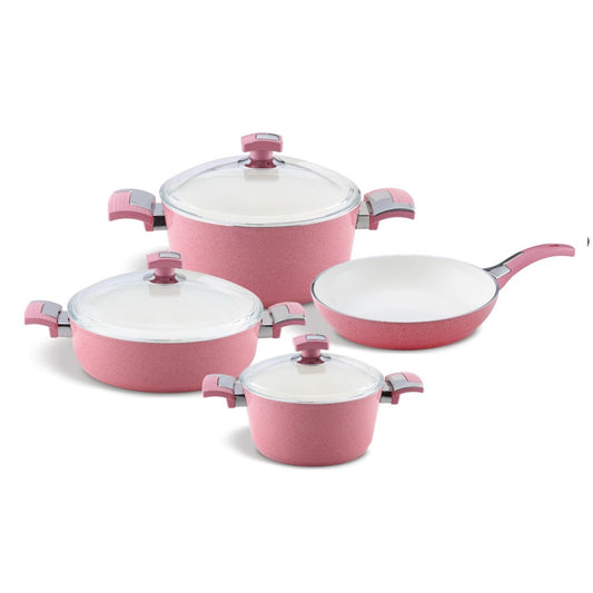 Bonera, 7 Pieces Forged Aluminium Ceramic Set