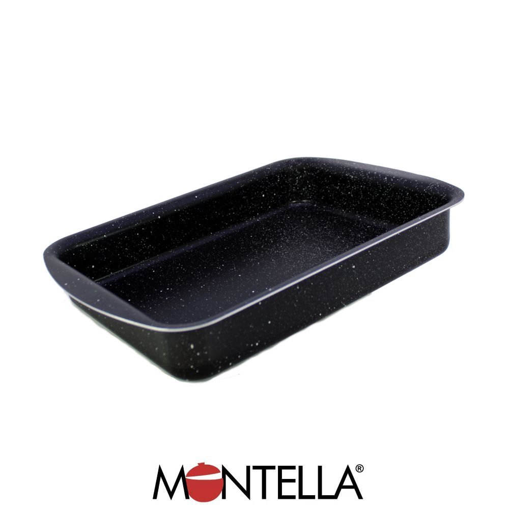 Montella, Vivo Granit 22X30 Cm Rectangular Tray Black
