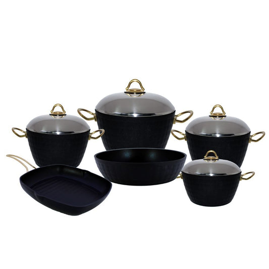 Montella, Bonera Valentino 10 Pcs Set Black
