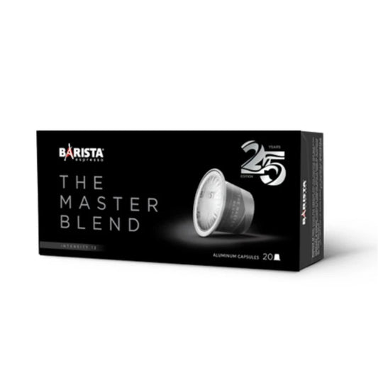 Barista Capsules Master Blend 20x6g (20Pcs) 100% Arabica Beans, BOX MASTER