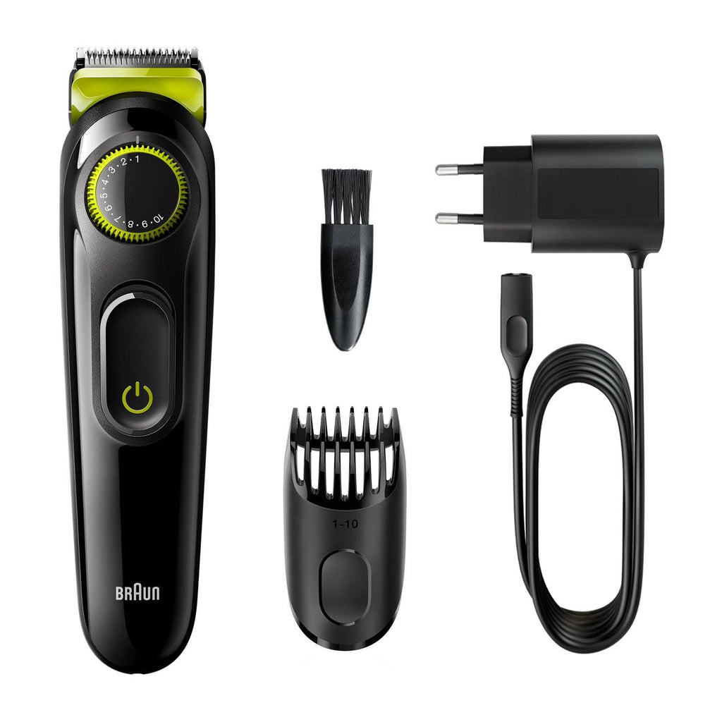 Braun Beard Trimmer with Precision Dial and 1 Comb, BRA-BT3221