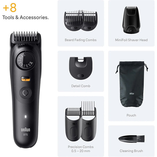 Braun Beard Trimmer ? Series 5, 100% Waterproof, BT5560
