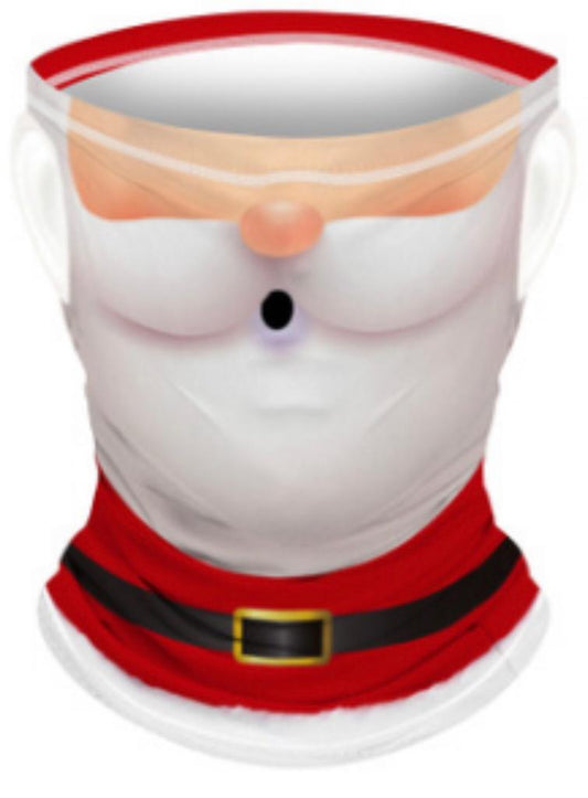Smile Yalla, Multi Head Wear Scarf, Christmas Santa, Big