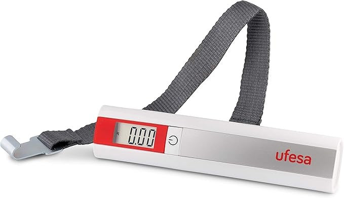 Ufesa, Bv0505 Special Scale For Travel, Lcd Screen, Max. Weight 50Kg, Indicator Weight Kg And Lb, Ergonomic Handle, Auto-Off