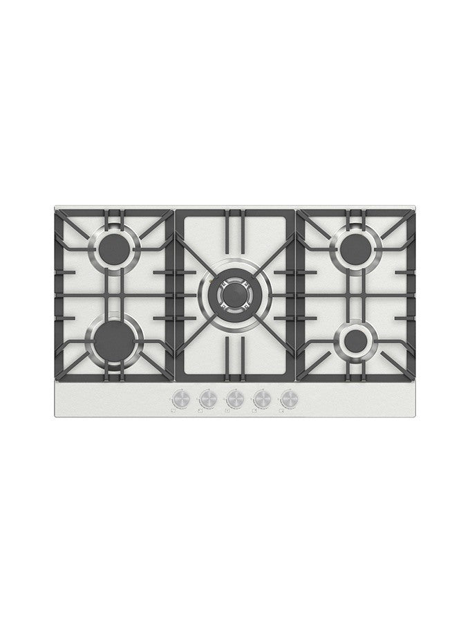 Campomatic, Built-In Flat Xl Hob 90Cm, 4G+ 1 Tb, Xl Cast Iron, Ignition, Front Knobs, , Full Safety Cut-Outs 84X49Cm