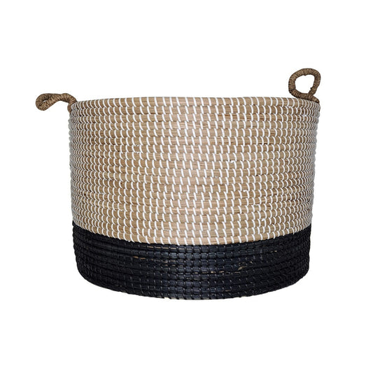 Canon, Basket Round With Handles L Seagrass