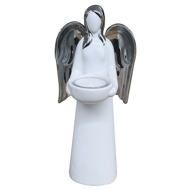 Itemz, Candle Holder Kneeling Angel, Available in Different Sizes