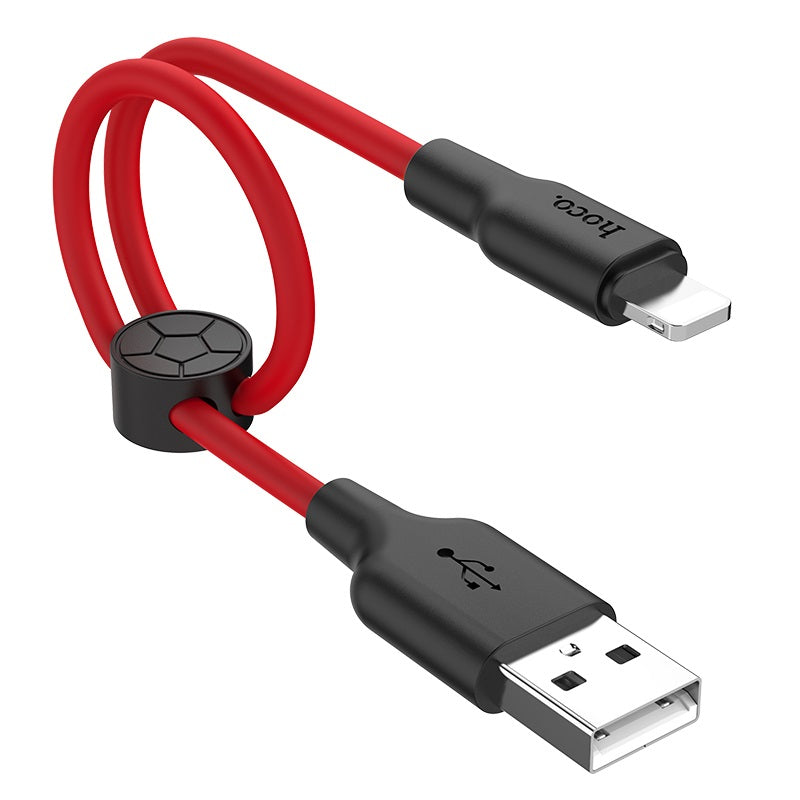 Hoco, X21 Plus Silicone Charging Cable Ios, Available In Different Colors