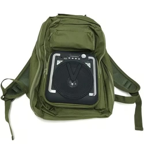 Outdoor Backpack Speaker Ch-M34 Function:Tf Card Slot & Usb Aux In Support Mp3 Format Music Radio Input Dc 5V Output Power:10W With Led Ligh