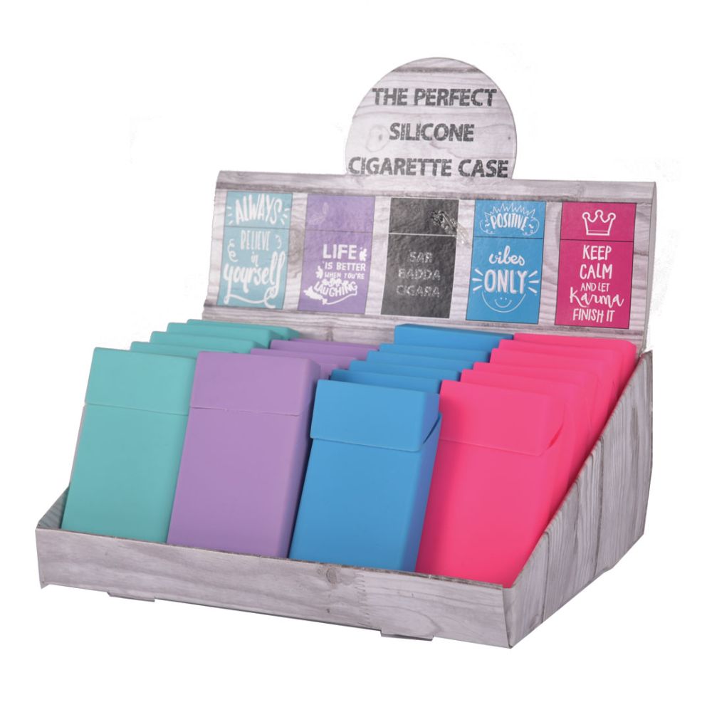 Smile Yalla, Cig Box Cover, Blue
