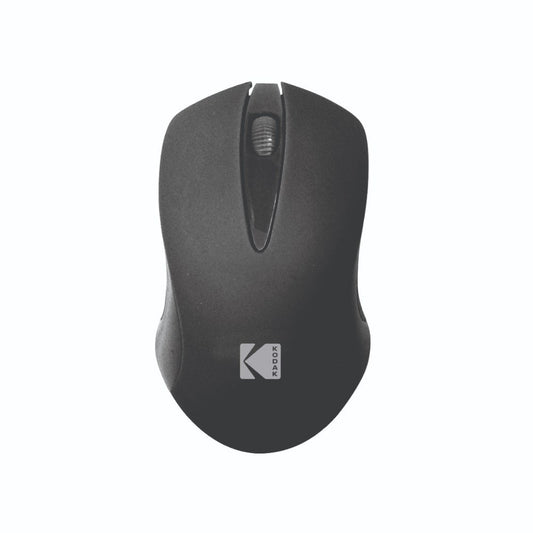 Kodak, Wireless Optical Mouse 2.4GHz USB Mini Receiver Black - CMO801