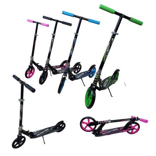 Cool Gift, 2 Wheel Scooter For Kids Foldable & Adjustable Handlebar 10+ Age, Available in Different Colors