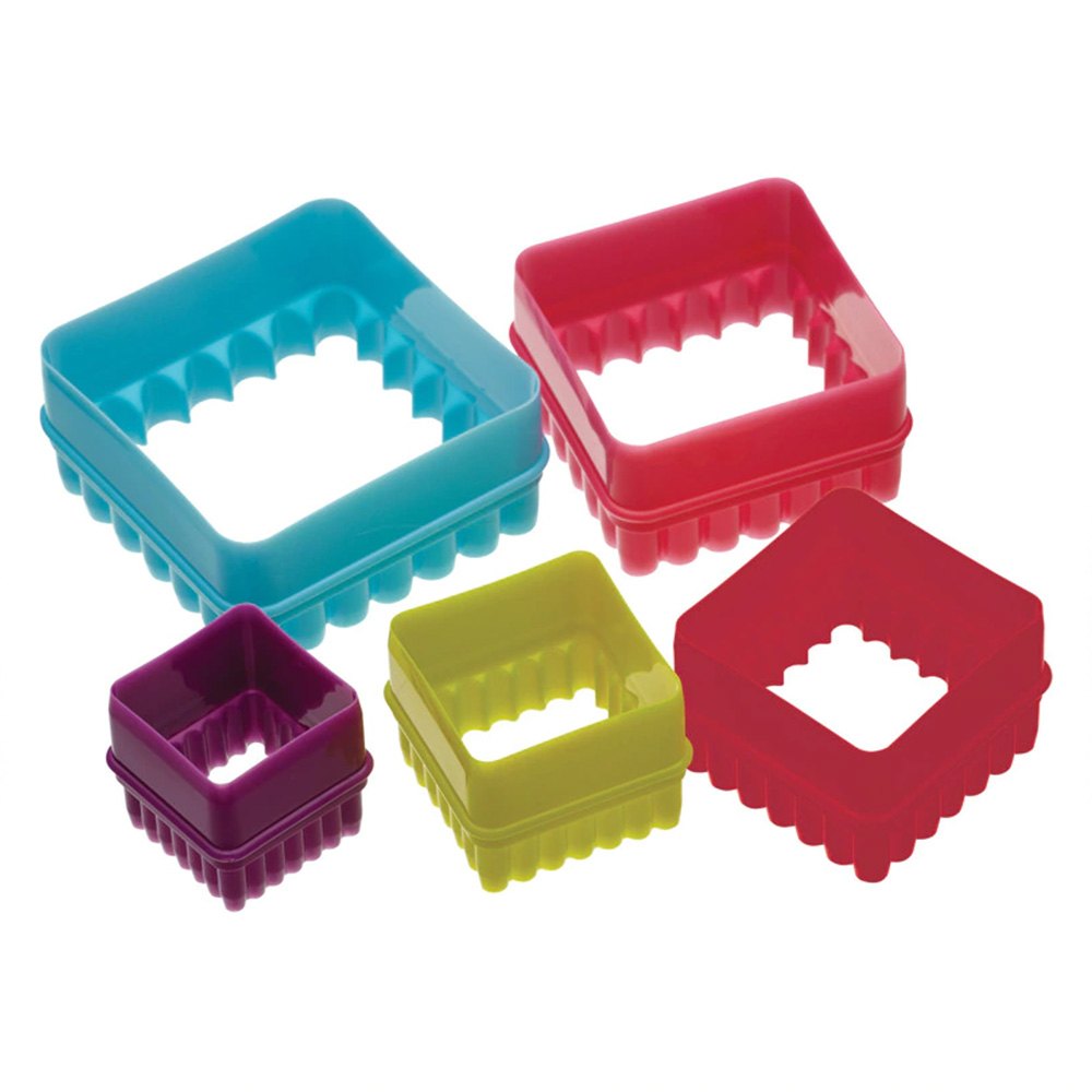 Cool Gift, 5 Pcs shapes Plastic Cookie Cutter Mold Set, Available in Different Models