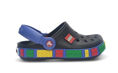 Crocs, Kids Crocband Lego Clog Black, Available in Different Sizes