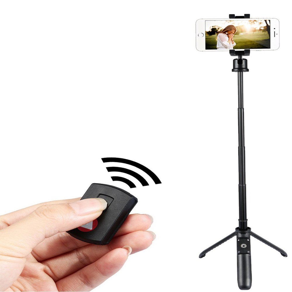 Kingjoy, Aluminum Wireless Bluetooth 5 Knots Selfie Stick 0.5 kg Loads CST167