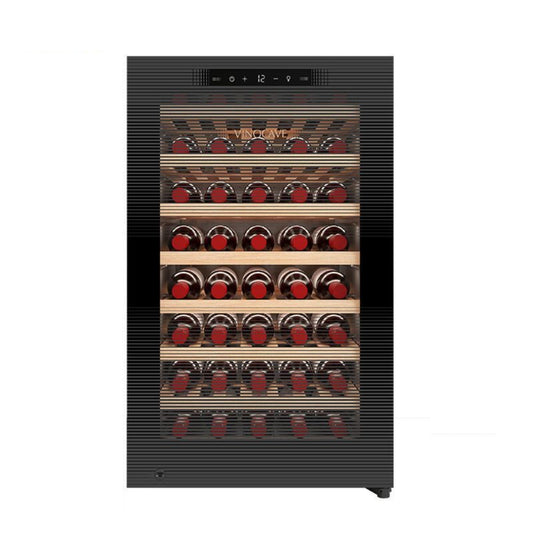Vino, Cabinet Compressor Wine Fridge Single Zone Temperature, 120L, 52 Bottles Wine Cooler, CWC120A