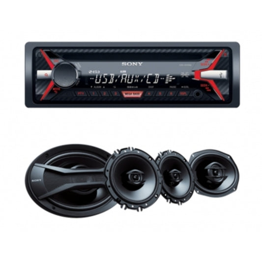 Sony, Head Unit, Single DIN with x4 Sony Speakers