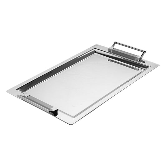 Dorsch, Bench Silver Stainless Steel Serving Tray