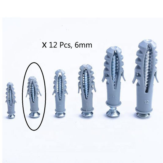 Cool Gift, 12PCS/ Trim Head Screws, with plastic 3 X 30 mm