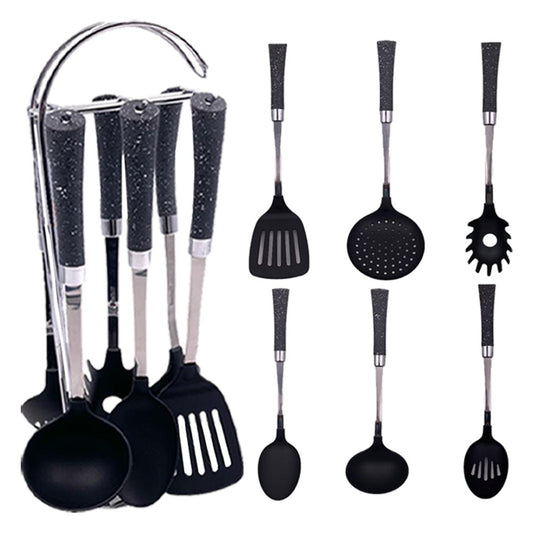 Dosthoff, Plastic Utensils Set With Stand - 7pcs