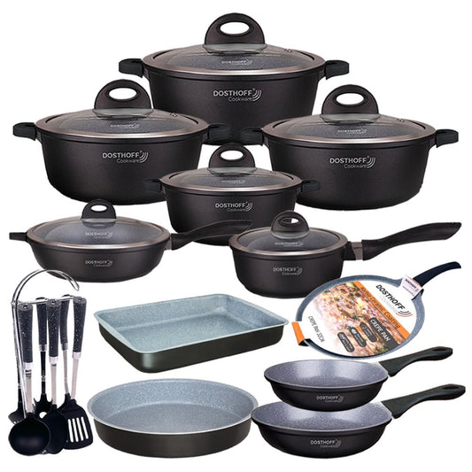 Dosthoff, Granite Cookware Set 18pcs