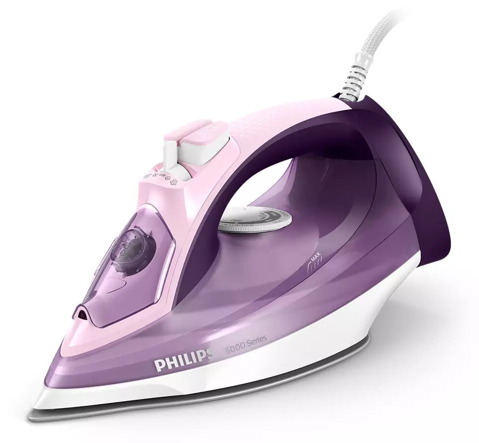 Philips, Steam Iron 5000 Series, 2400 W Power, 40 G/Min