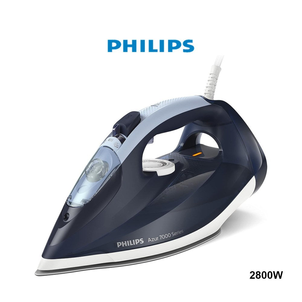 Philips, Hv Steam Iron 7000 Series, 2800W, Steamglide Plus Soleplate, Vertical Steam, Auto Shut-Off ? Dst7030/26