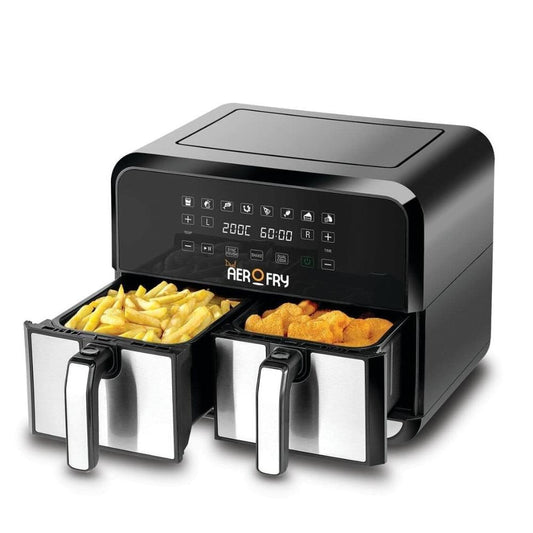 Black & Decker, Digital Dual Zone Air Fryer 1700w 4l+4l