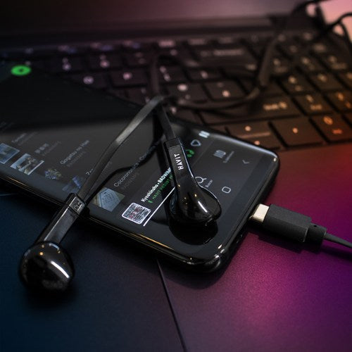 Havit, Usb-C Earphones E336C Black