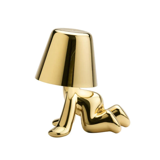 Thinker Gold LED Table Lamp with Touch Control, 3 Light Modes, SK1951427E