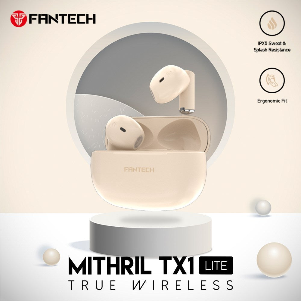 Fantech, Mithril Tx1 Lite Wireless Earbuds, Available in Different Colors