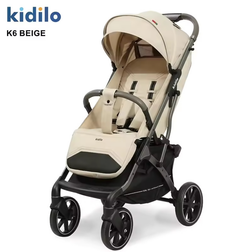 Kidilo K6 Baby Stroller – Lightweight, Easy Fold, Travel-Friendly Design